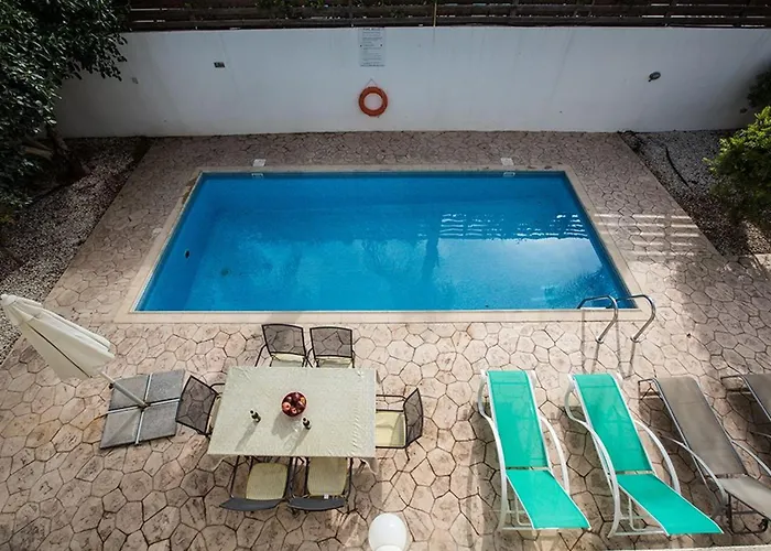 빌라 Dafnis Sunshine - Modern 3 Bedroom With Pool 프로타라스